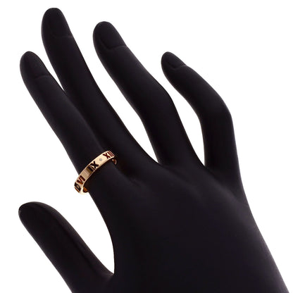 TIFFANY&Co. Atlas 4P Diamond Ring K18 Pink Gold Ladies [Used]