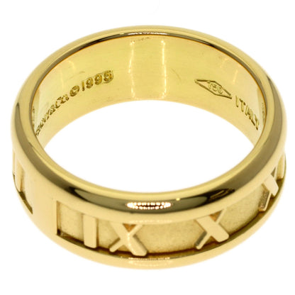 TIFFANY&Co. Atlas Ring K18 Yellow Gold Ladies [Used]