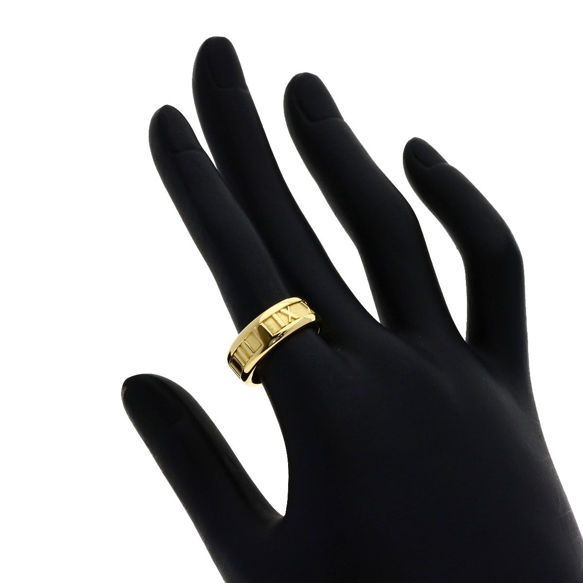 TIFFANY&Co. Atlas Ring K18 Yellow Gold Ladies [Used]