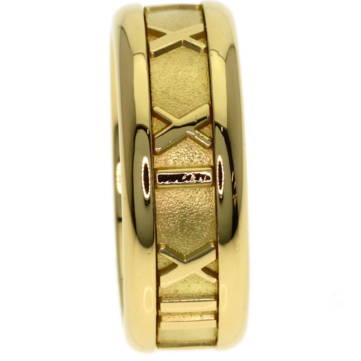 TIFFANY&Co. Atlas Ring K18 Yellow Gold Ladies [Used]