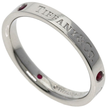 TIFFANY&Co. Flatband Ruby Ring Platinum PT950 Ladies [Used]