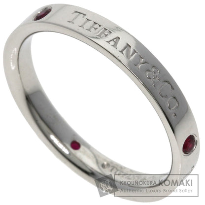 TIFFANY&Co. Flatband Ruby Ring Platinum PT950 Ladies [Used]