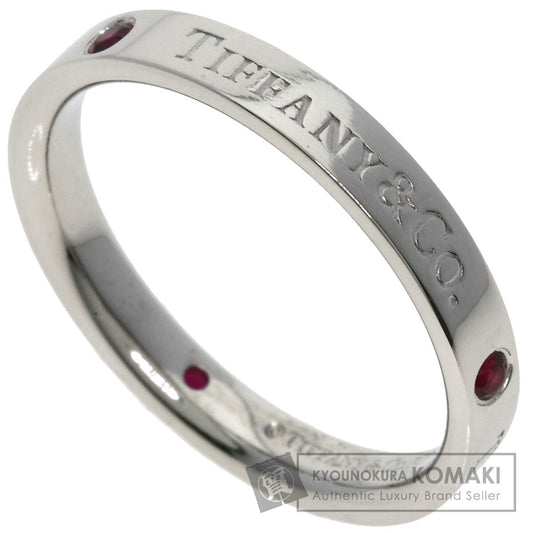 TIFFANY&Co. Flatband Ruby Ring Platinum PT950 Ladies [Used]