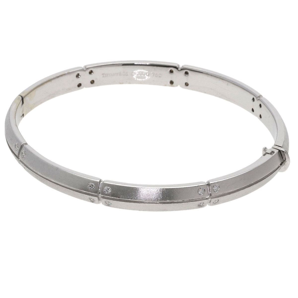 TIFFANY&Co. Streammerica Diamond Bracelet K18 White Gold Ladies [Used]