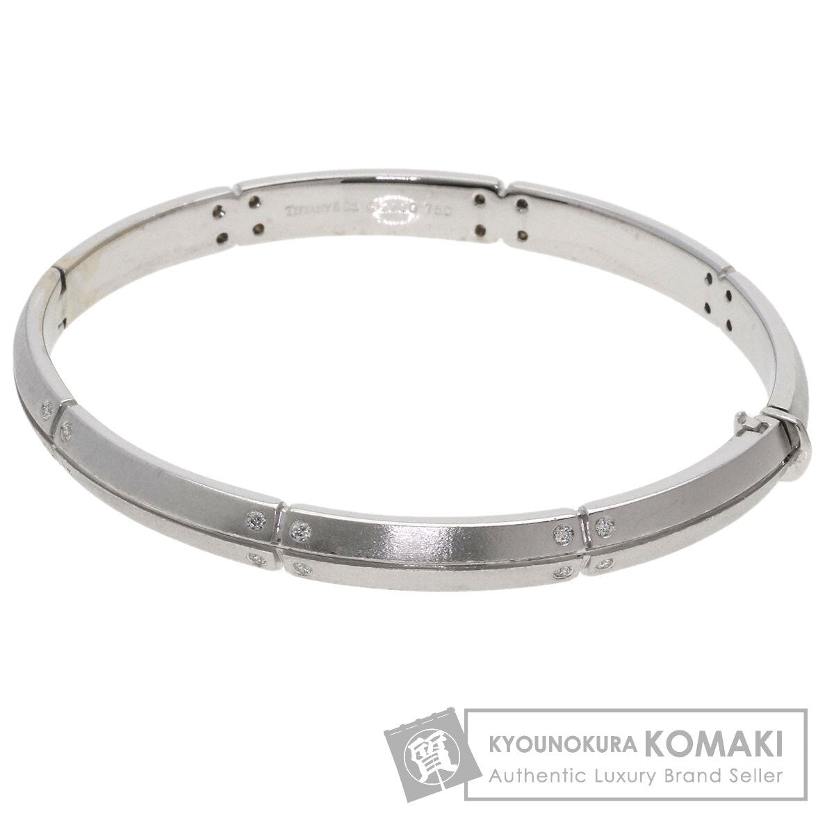 TIFFANY&Co. Streammerica Diamond Bracelet K18 White Gold Ladies [Used]