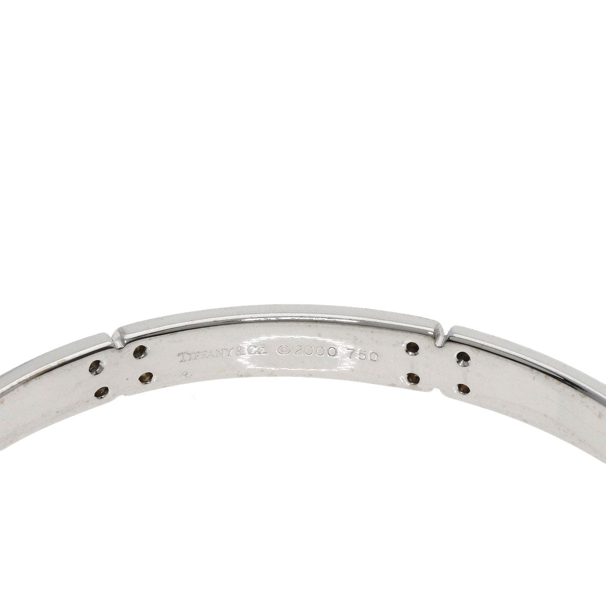 TIFFANY&Co. Streammerica Diamond Bracelet K18 White Gold Ladies [Used]