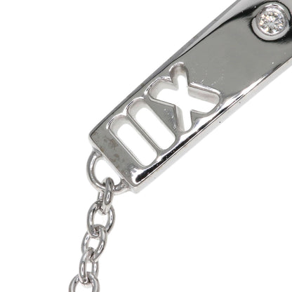 TIFFANY&Co. Atlas 3P Diamond Bracelet K18 White Gold Ladies [Used]