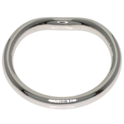 TIFFANY&Co. Curved band Diamond Ring Platinum PT950 Ladies [Used]