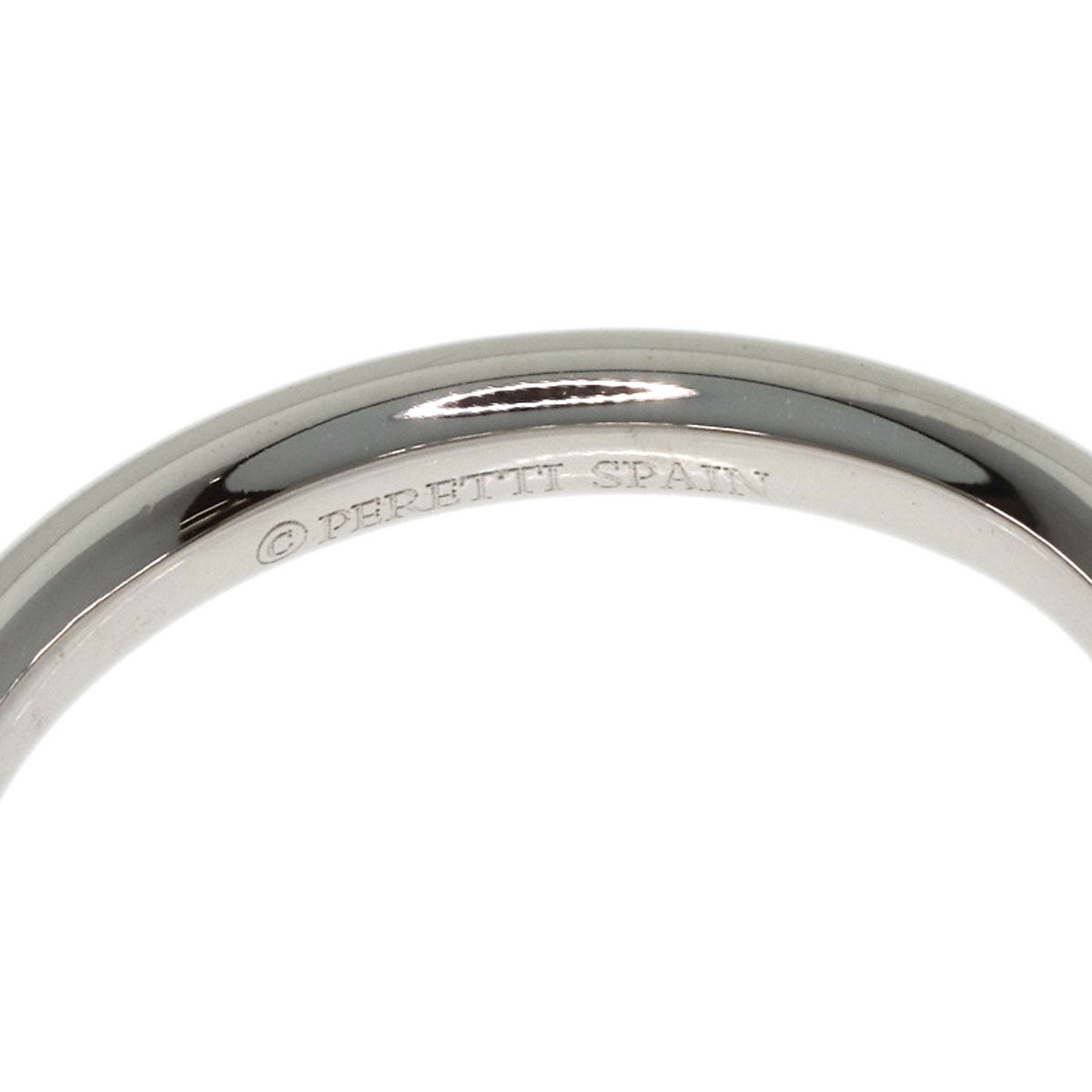 TIFFANY&Co. Curved band Diamond Ring Platinum PT950 Ladies [Used]