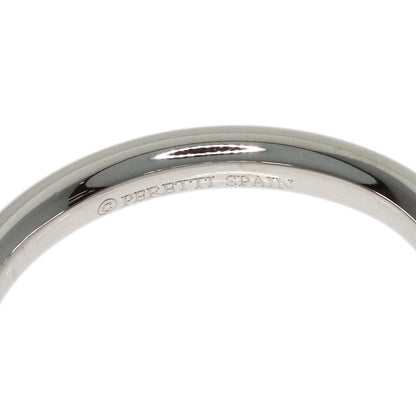 TIFFANY&Co. Curved band Diamond Ring Platinum PT950 Ladies [Used]