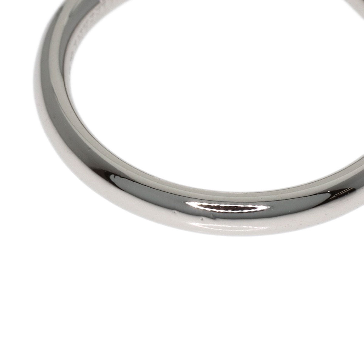TIFFANY&Co. Curved band Diamond Ring Platinum PT950 Ladies [Used]