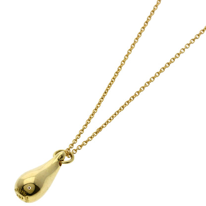 TIFFANY&Co. teardrop Necklace K18 Yellow Gold Ladies [Used]