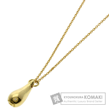 TIFFANY&Co. teardrop Necklace K18 Yellow Gold Ladies [Used]