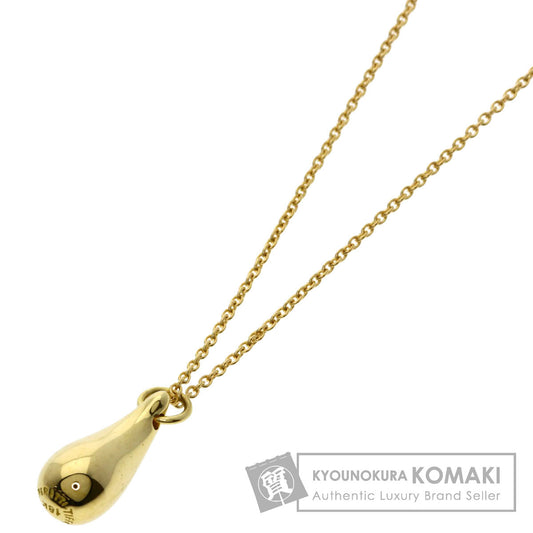 TIFFANY&Co. teardrop Necklace K18 Yellow Gold Ladies [Used]