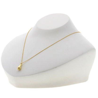 TIFFANY&Co. teardrop Necklace K18 Yellow Gold Ladies [Used]