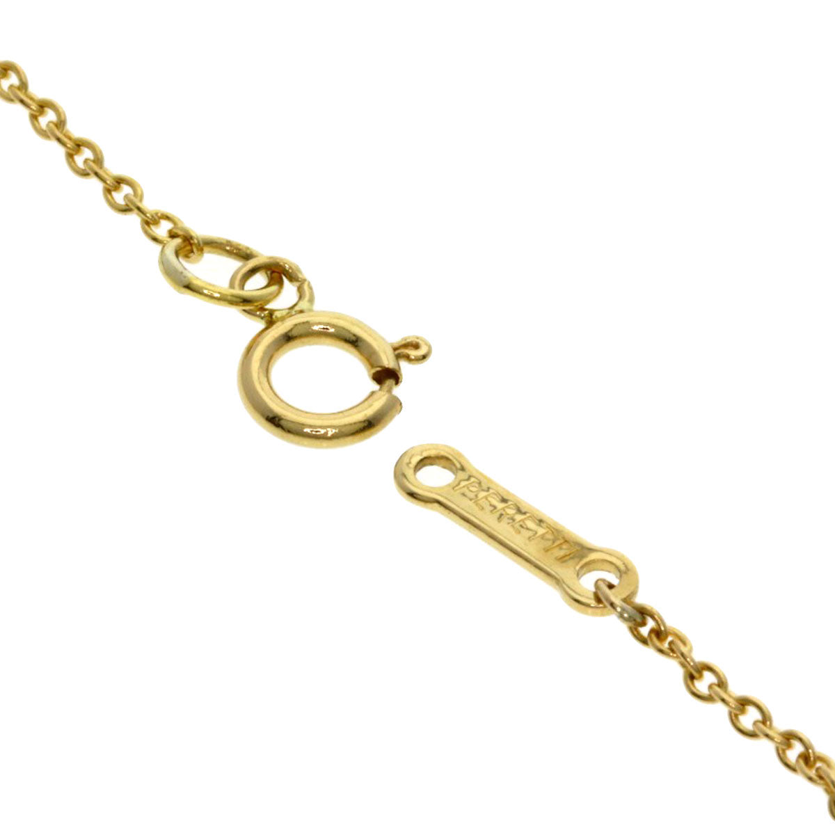 TIFFANY&Co. teardrop Necklace K18 Yellow Gold Ladies [Used]