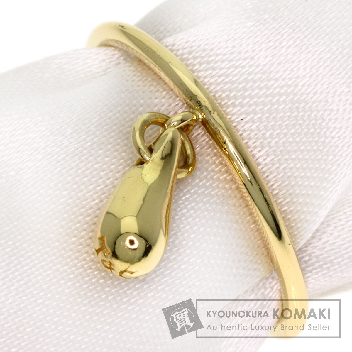 TIFFANY&Co. teardrop Ring K18 Yellow Gold Ladies [Used]