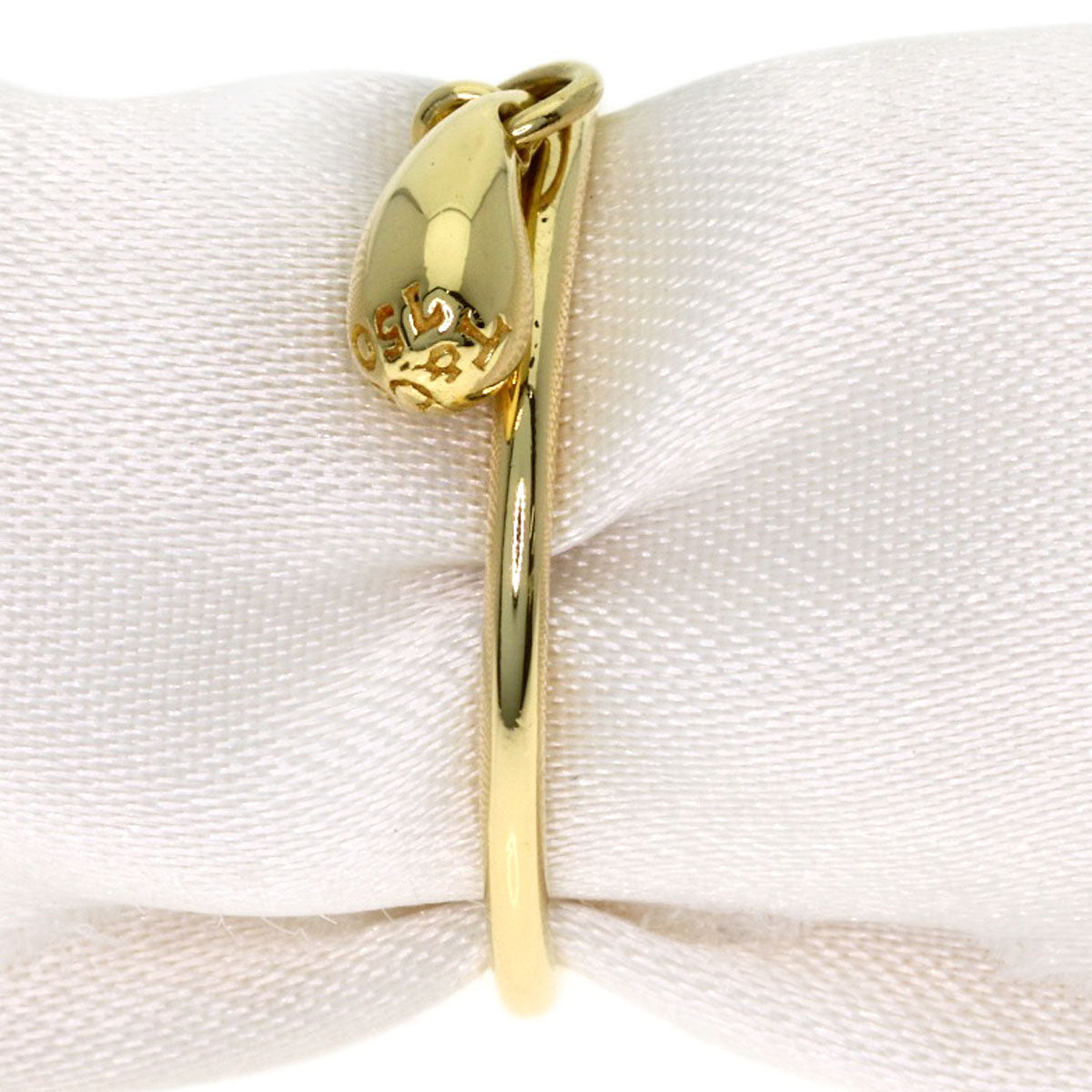 TIFFANY&Co. teardrop Ring K18 Yellow Gold Ladies [Used]