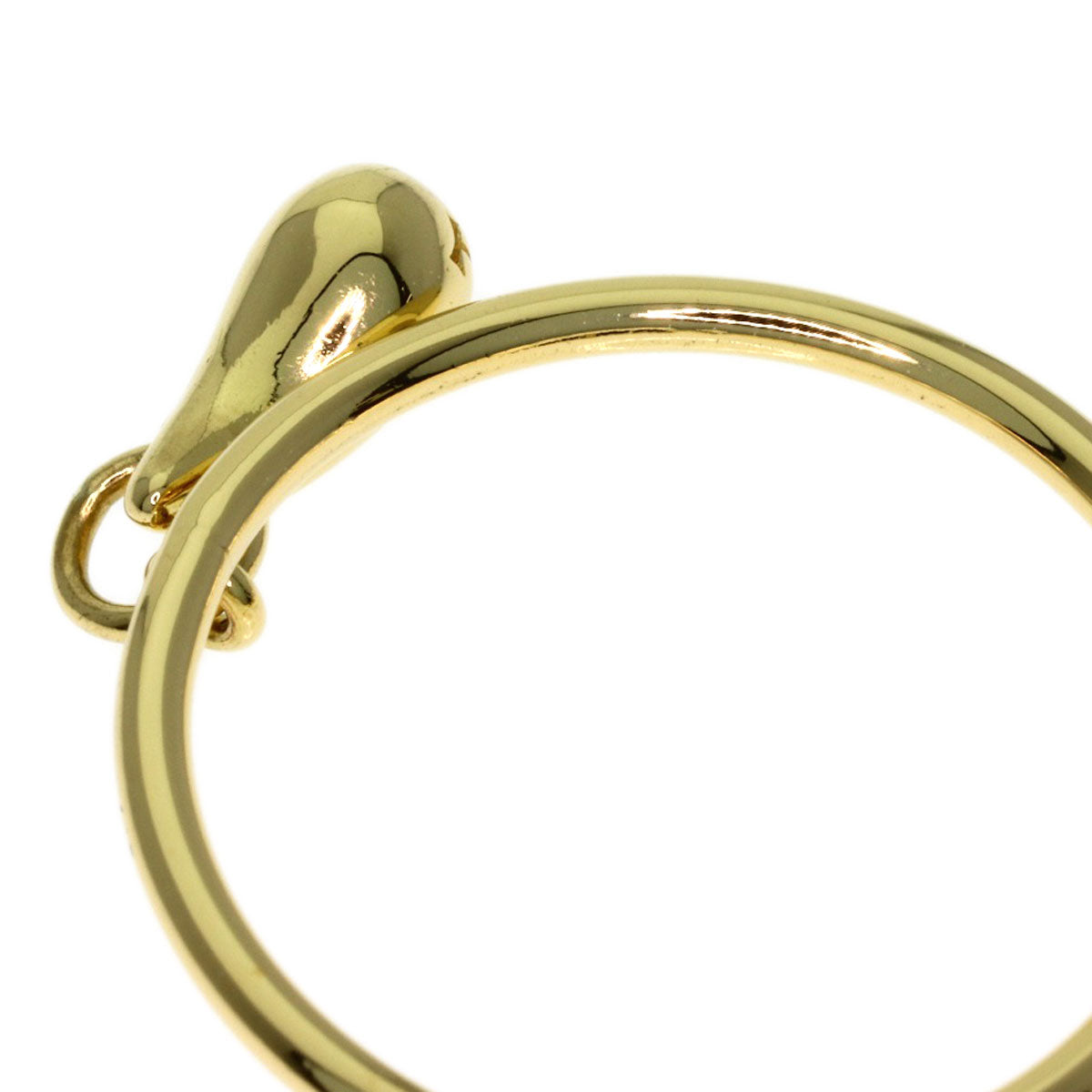 TIFFANY&Co. teardrop Ring K18 Yellow Gold Ladies [Used]
