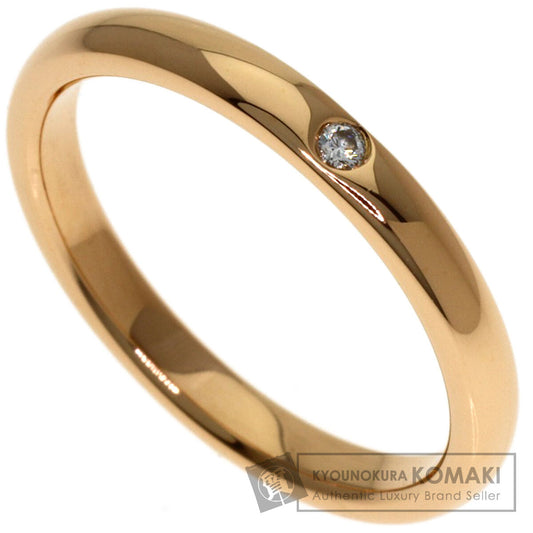 TIFFANY&Co. Wedding 1P Diamond Ring K18 Pink Gold Ladies [Used]