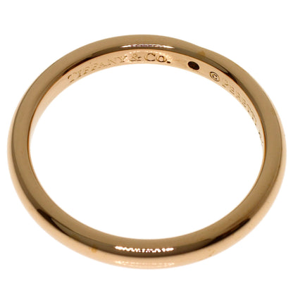TIFFANY&Co. Wedding 1P Diamond Ring K18 Pink Gold Ladies [Used]