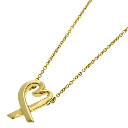 TIFFANY&Co. Loving heart Necklace K18 Yellow Gold Ladies [Used]