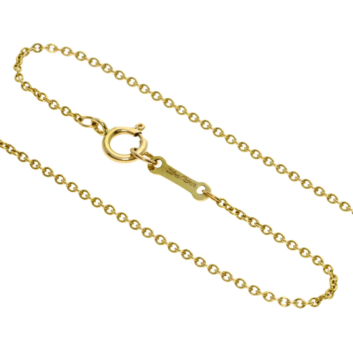 TIFFANY&Co. Loving heart Necklace K18 Yellow Gold Ladies [Used]