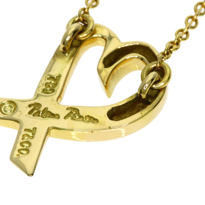 TIFFANY&Co. Loving heart Necklace K18 Yellow Gold Ladies [Used]