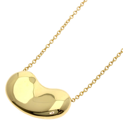 TIFFANY&Co. Bean Medium Long Chain Necklace K18 Yellow Gold Ladies [Used]