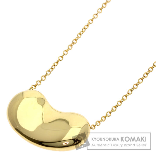 TIFFANY&Co. Bean Medium Long Chain Necklace K18 Yellow Gold Ladies [Used]