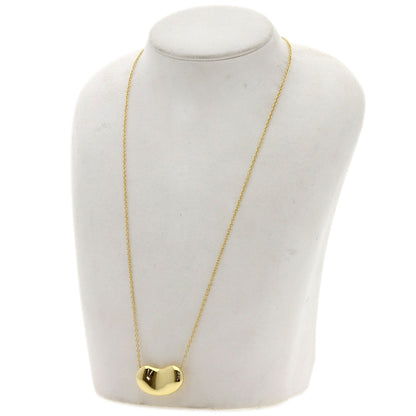 TIFFANY&Co. Bean Medium Long Chain Necklace K18 Yellow Gold Ladies [Used]