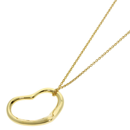 TIFFANY&Co. Open heart Necklace K18 Yellow Gold Ladies [Used]