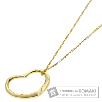 TIFFANY&Co. Open heart Necklace K18 Yellow Gold Ladies [Used]