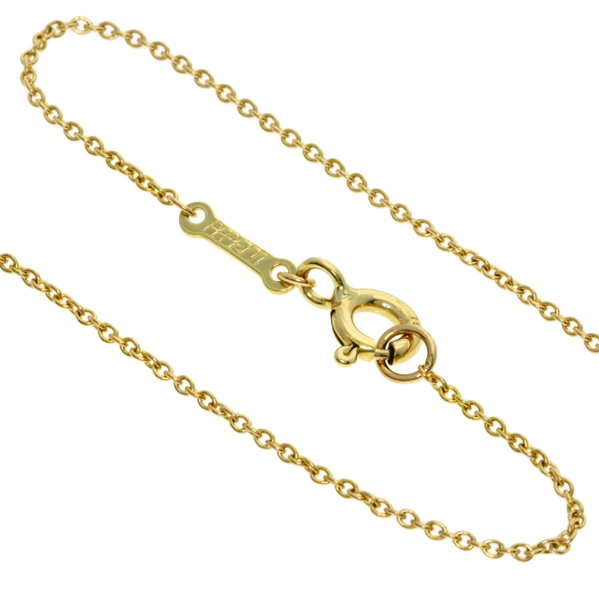 TIFFANY&Co. Open heart Necklace K18 Yellow Gold Ladies [Used]