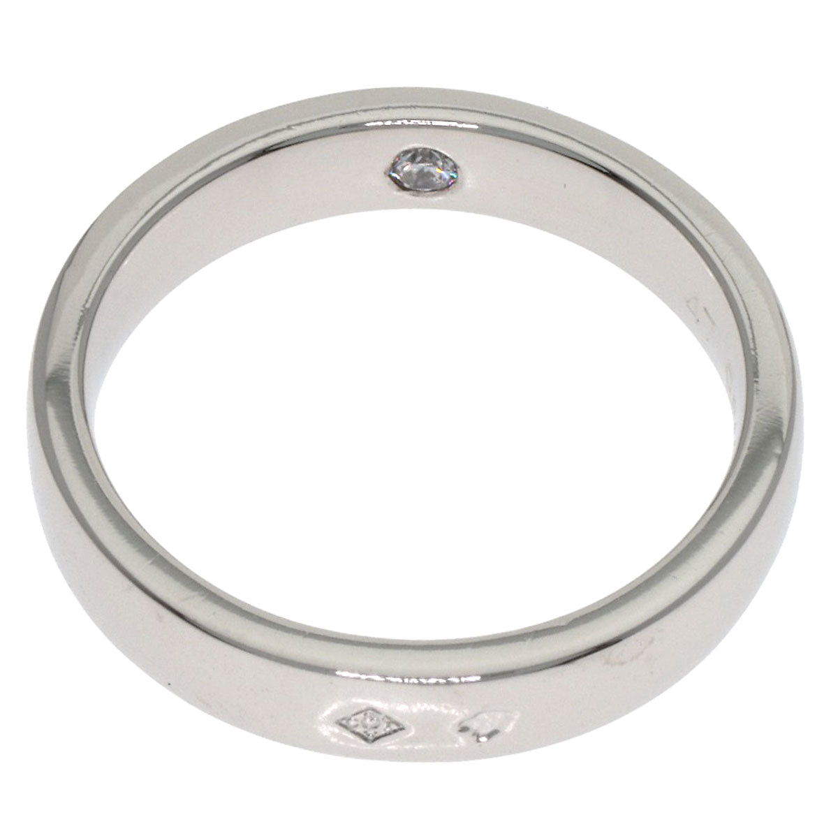 Chaumet Ruban Marriage Ring Secret Diamond #47 Ring Platinum PT950 Ladies [Used]