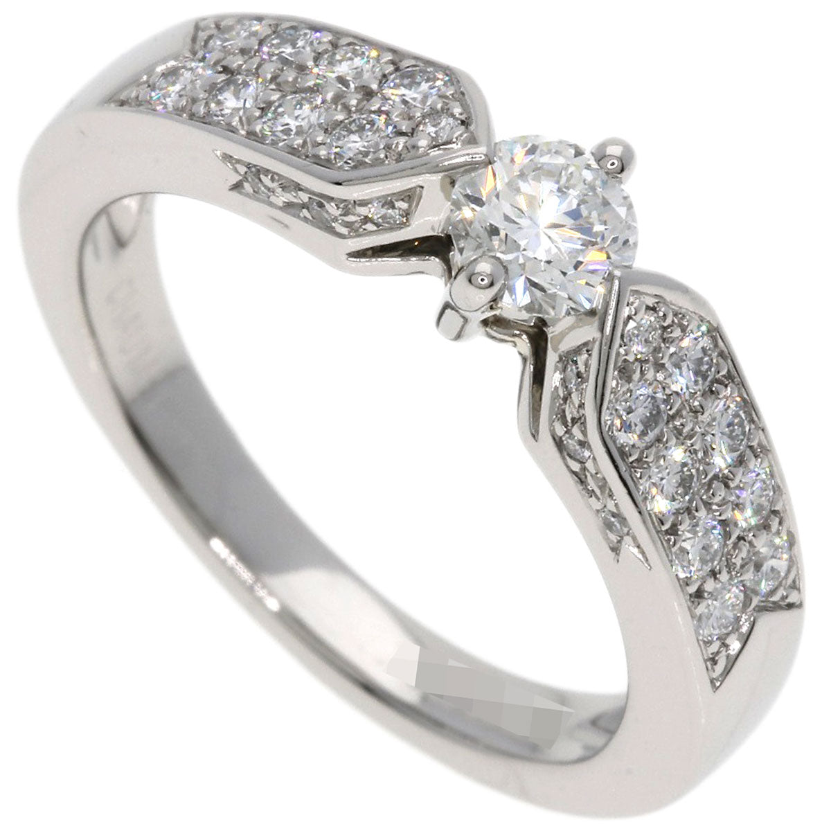 Chaumet Plum Diamond E-VS1-VG Ring Platinum PT950 Ladies [Used]