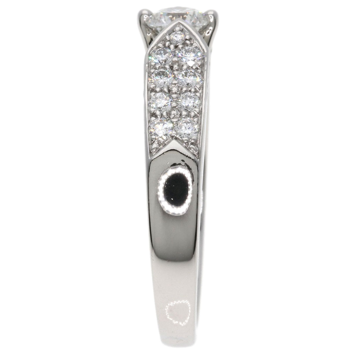 Chaumet Plum Diamond E-VS1-VG Ring Platinum PT950 Ladies [Used]