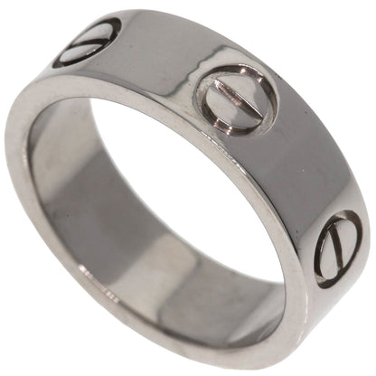 CARTIER love ring #48 Ring K18 White Gold Ladies [Used]