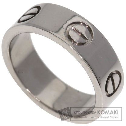 CARTIER love ring #48 Ring K18 White Gold Ladies [Used]