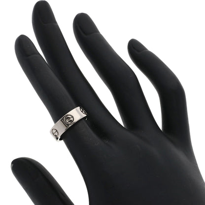 CARTIER love ring #48 Ring K18 White Gold Ladies [Used]