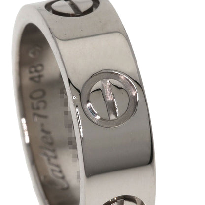 CARTIER love ring #48 Ring K18 White Gold Ladies [Used]