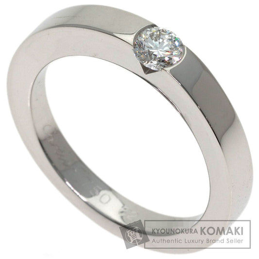 CARTIER Date with Diamond #52 Ring K18 White Gold Ladies [Used]