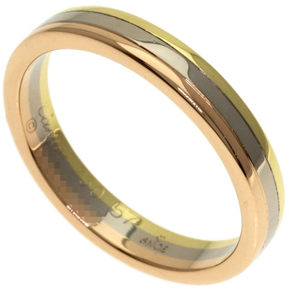 CARTIER Three Color #57 Ring K18 Yellow Gold K18 White GoldLadies [Used]