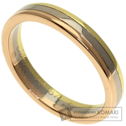 CARTIER Three Color #57 Ring K18 Yellow Gold K18 White GoldLadies [Used]
