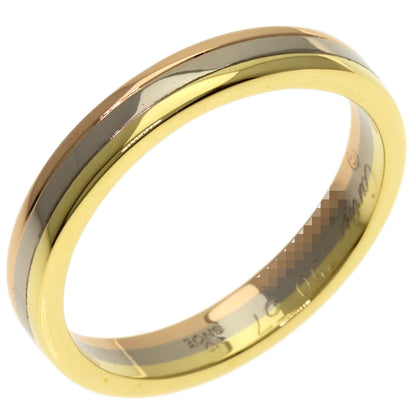 CARTIER Three Color #57 Ring K18 Yellow Gold K18 White GoldLadies [Used]