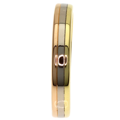 CARTIER Three Color #57 Ring K18 Yellow Gold K18 White GoldLadies [Used]