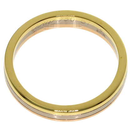 CARTIER Three Color #57 Ring K18 Yellow Gold K18 White GoldLadies [Used]