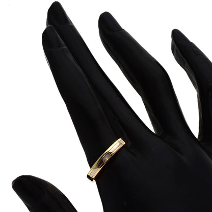 CARTIER Three Color #57 Ring K18 Yellow Gold K18 White GoldLadies [Used]