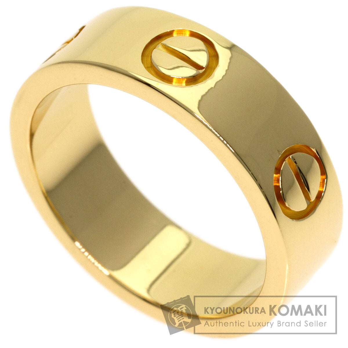 CARTIER love ring #47 Ring K18 Yellow Gold Ladies [Used]