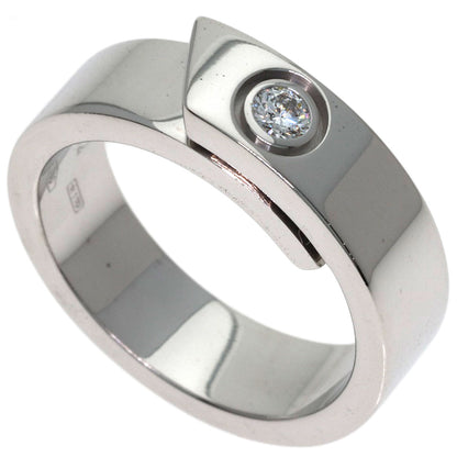 CARTIER Anniversary Diamond #52 Ring K18 White Gold Ladies [Used]